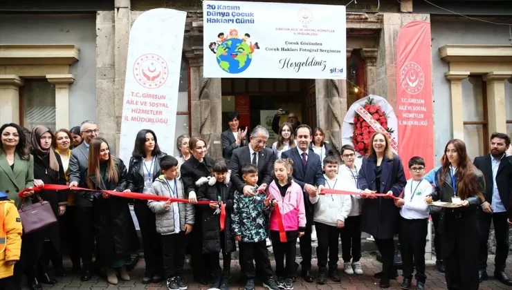 Giresun’da ‘Çocuk Gözünden Çocuk Hakları’ Fotoğraf Sergisi Açıldı